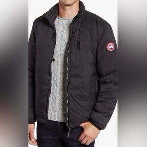 Canada Goose Lodge Packable 750 Fill Power Down Jacket Black Men’s Large